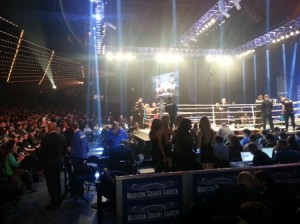 Público lotou as arquibancadas do Madison Square Garden