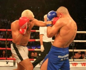 Este ano, Thiago Michel derrotou o campeão do Super Kombat Miodrag Olar